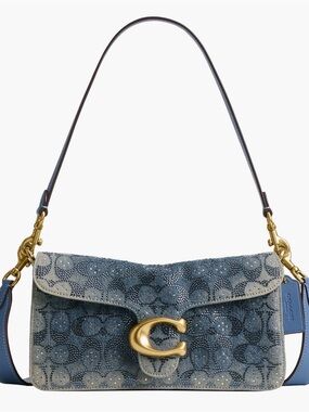 Coach Soft Crystal Signature
Denim Tabby 26